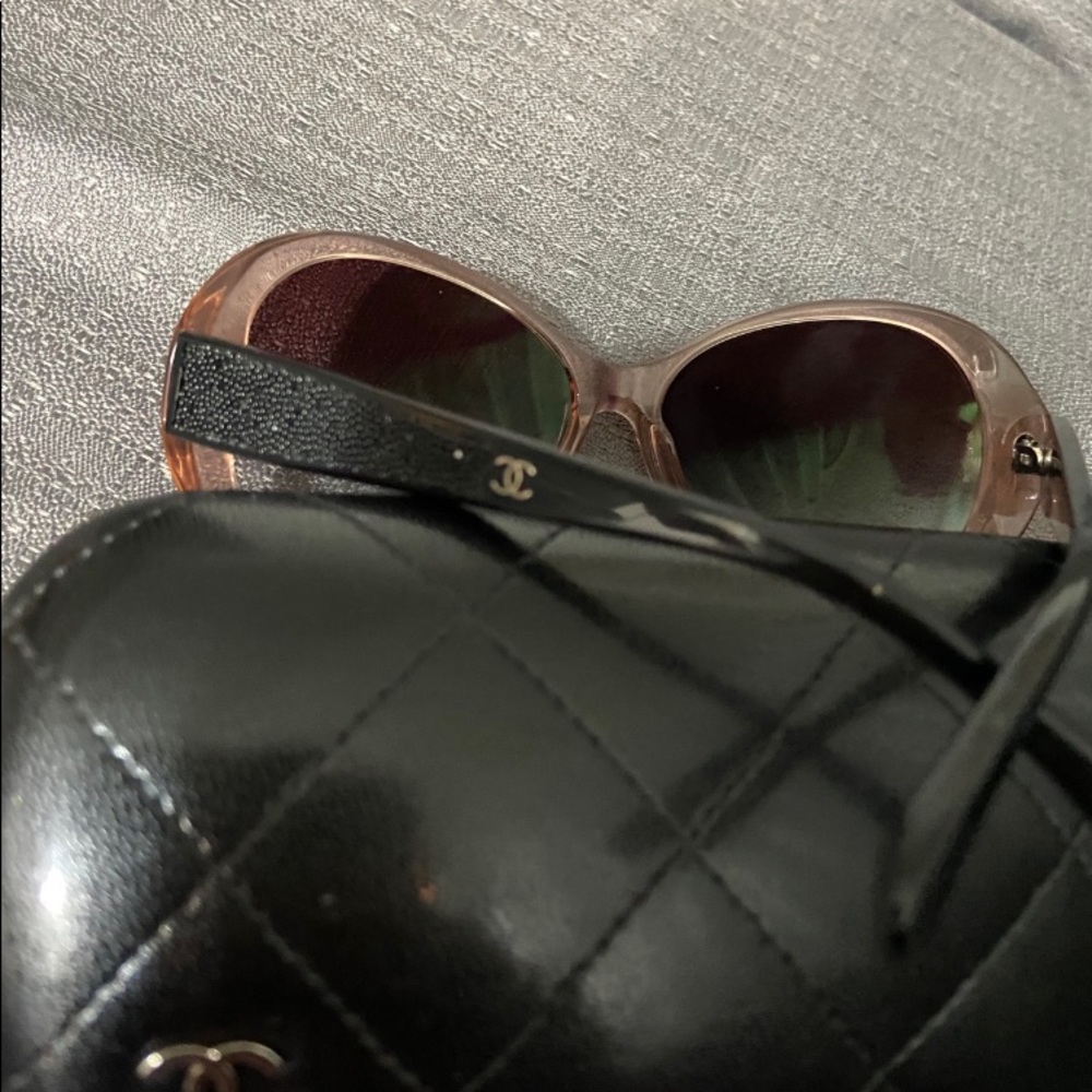 Chanel Sunglasses designer brand luxury cc logo pink black authentic - Picture 6 of 13